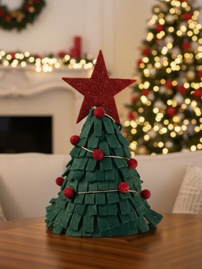 Yeni Yıl Çam Ağacı Saç Aksesuarı