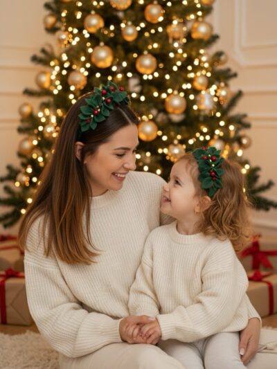 Kokinlı Yapraklı Saç Aksesuarı Tek Adet