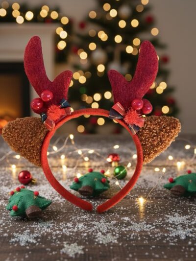 Yeni Yıl Geyik Saç Tacı